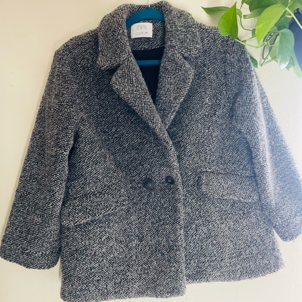 Girls Zara Charcoal Knit Sweater size 11-12